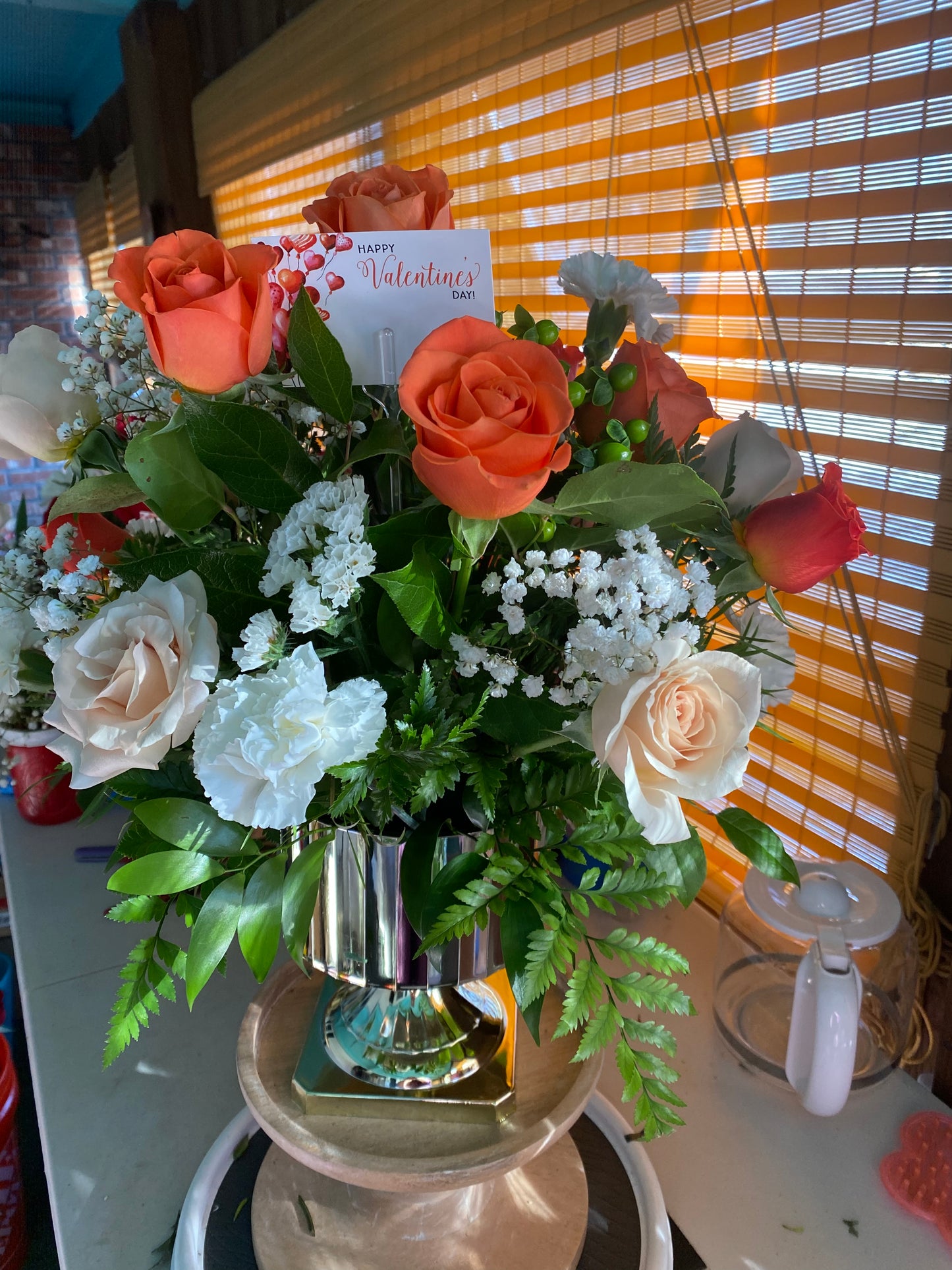 Birthday Joy Arrangement - medium delivered