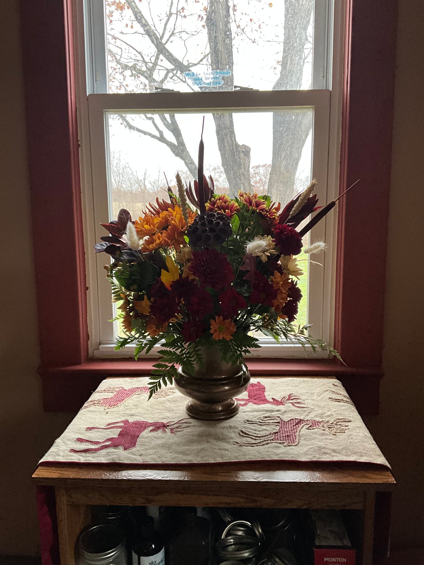 Thanksgiving Centerpiece Tall Large