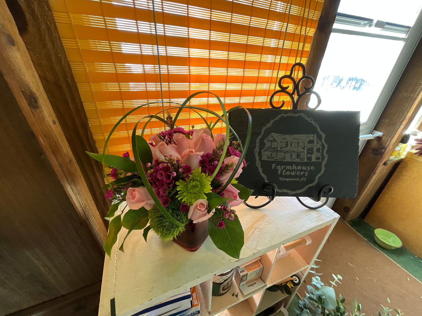 Birthday Joy Arrangement - medium delivered