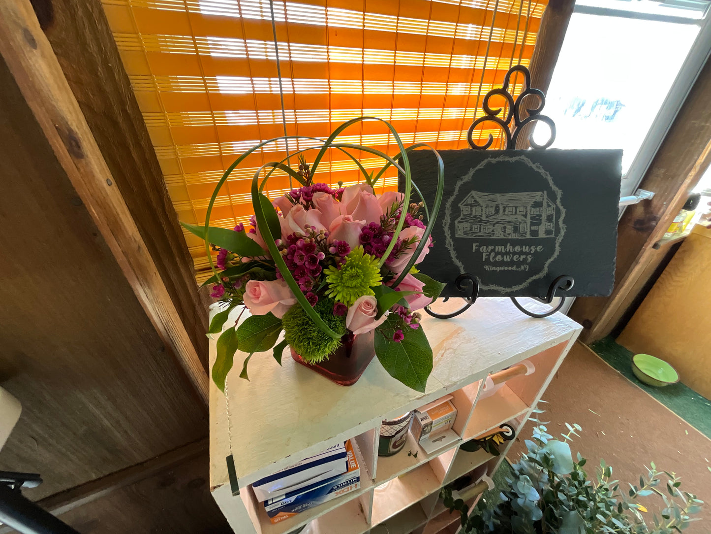 Birthday Joy Arrangement - medium delivered