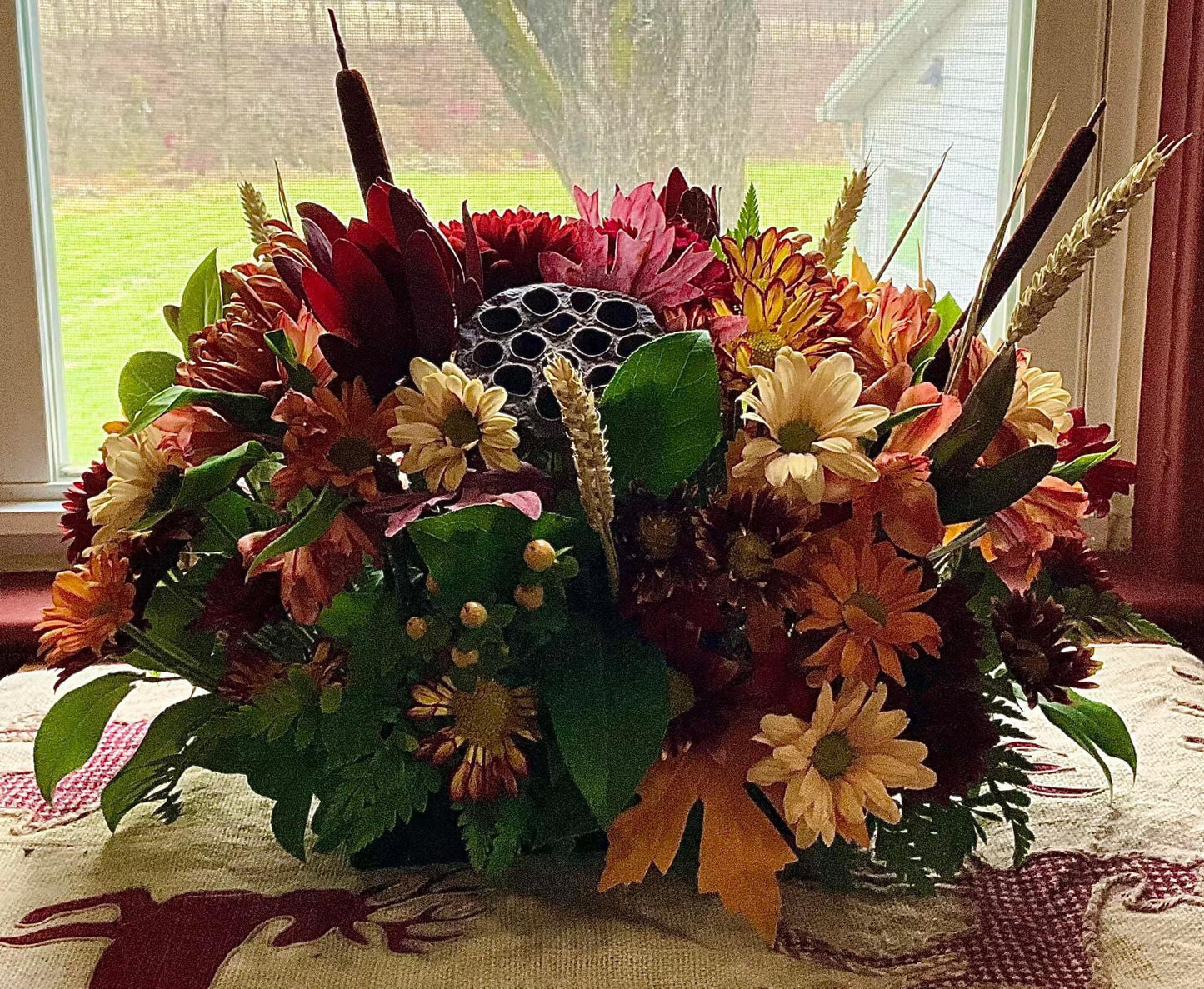 Thanksgiving Centerpiece large rectangular shape