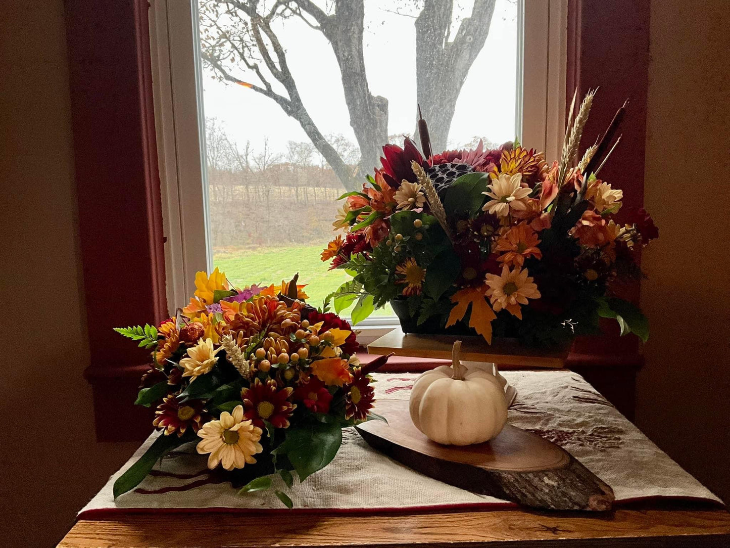 Thanksgiving Centerpiece large rectangular shape