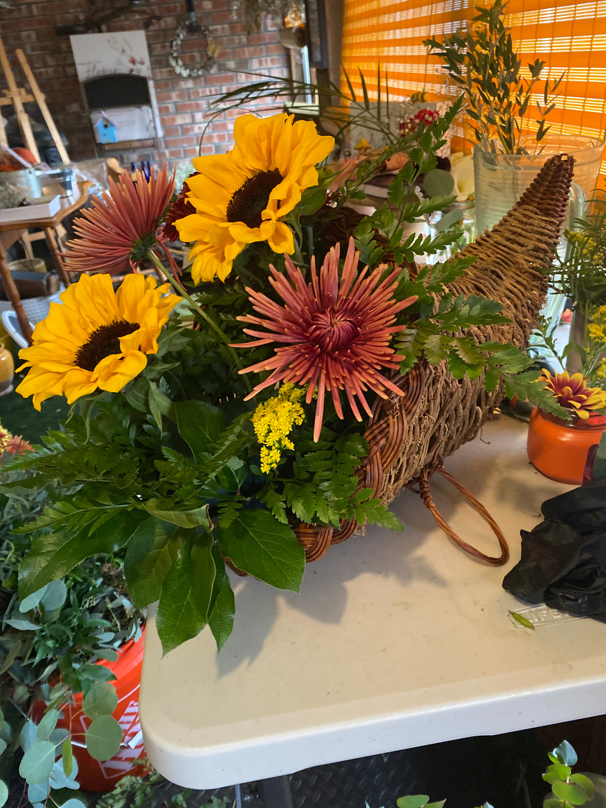 Thanksgiving Cornucopia Design
